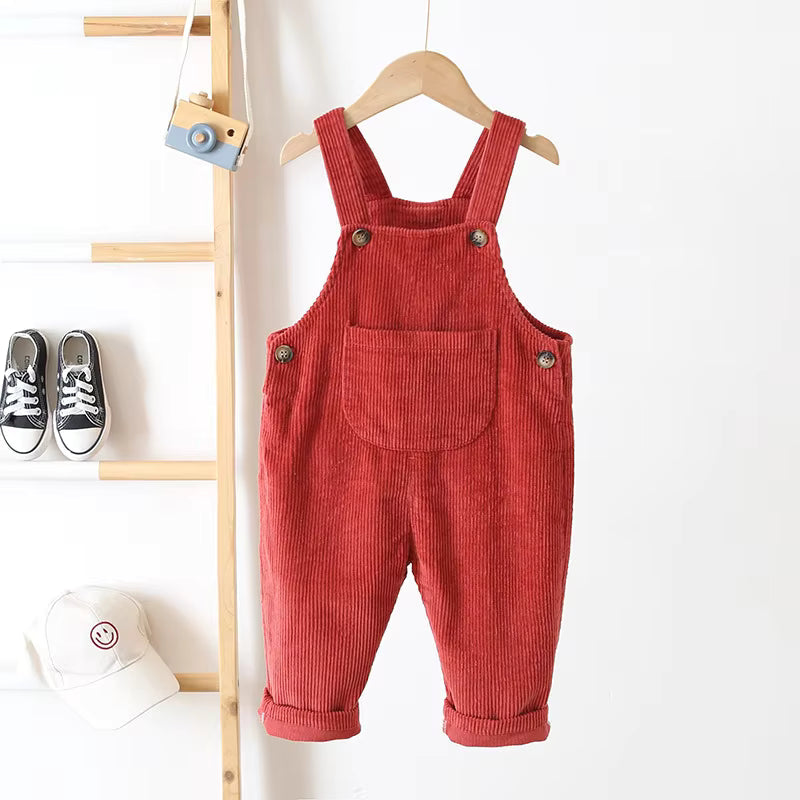TinyTrend – Comodi ed eleganti – Salopette in tessuto a costine