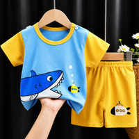 Thumbnail for Mini Fashion™ - Abbigliamento stampa leone - Set estivo da bambino
