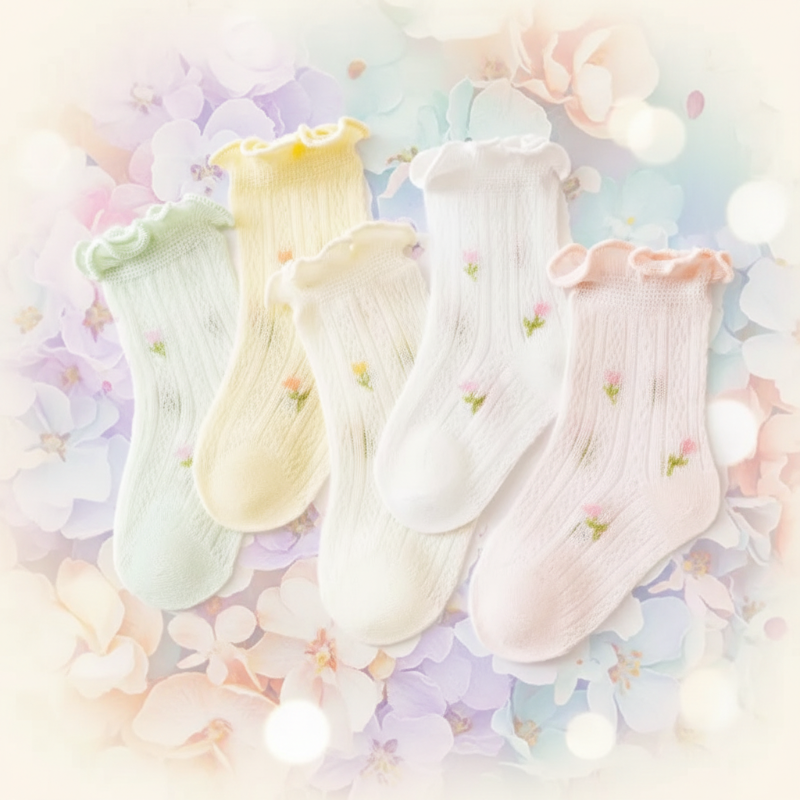 HappyToes – Colorate e carine – Calzini per neonati (set da 5)