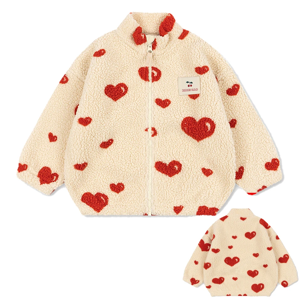 WarmHug – Comoda e alla moda – Giacca in pile per bambini con stampe divertenti