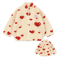 Thumbnail for WarmHug – Comoda e alla moda – Giacca in pile per bambini con stampe divertenti