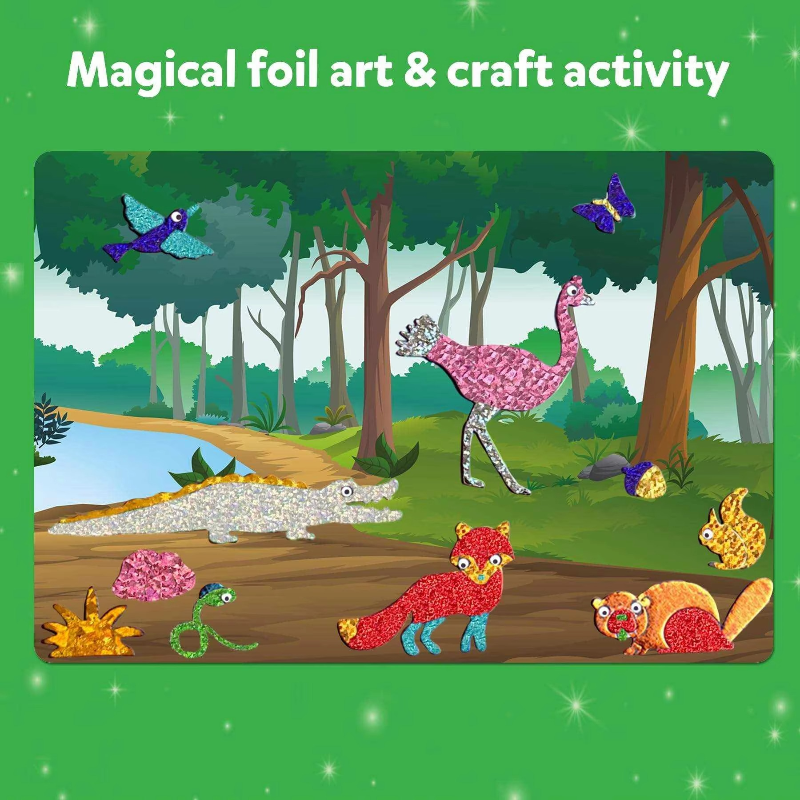 FoilMagic – Ludico e creativo – Set artistico di adesivi in pellicola