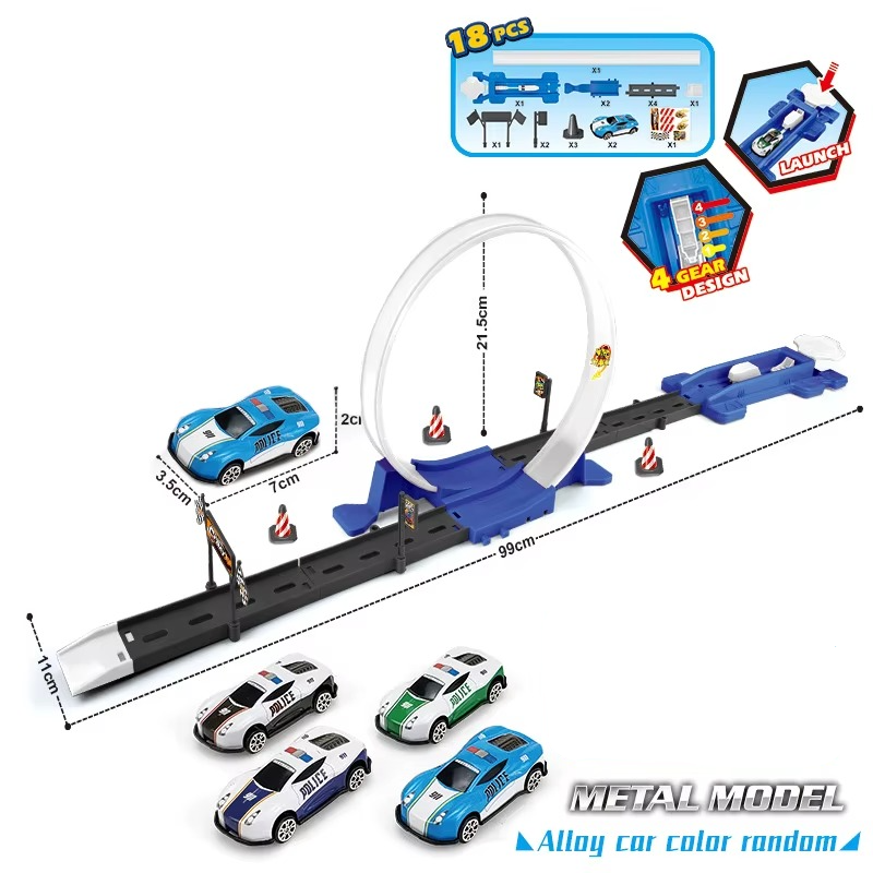 Double Race Track™ - Creativo e divertente - Pista ad anello