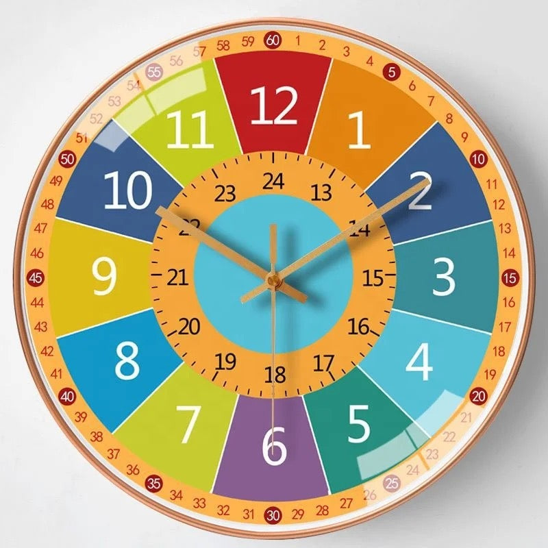 ChildrenTime – Indipendente e silenzioso - Orologio da parete educativo per bambini