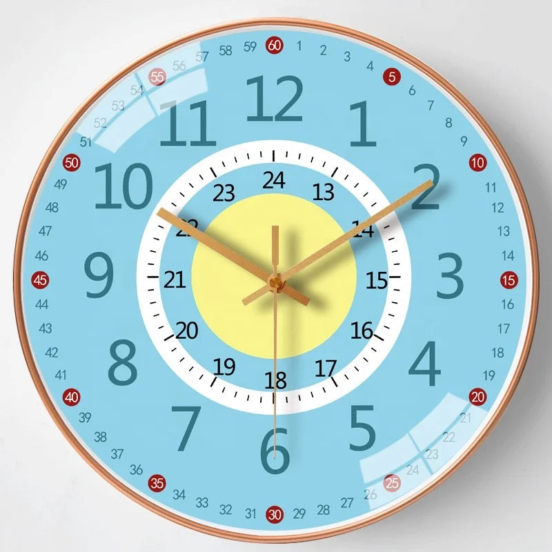 ChildrenTime – Indipendente e silenzioso - Orologio da parete educativo per bambini