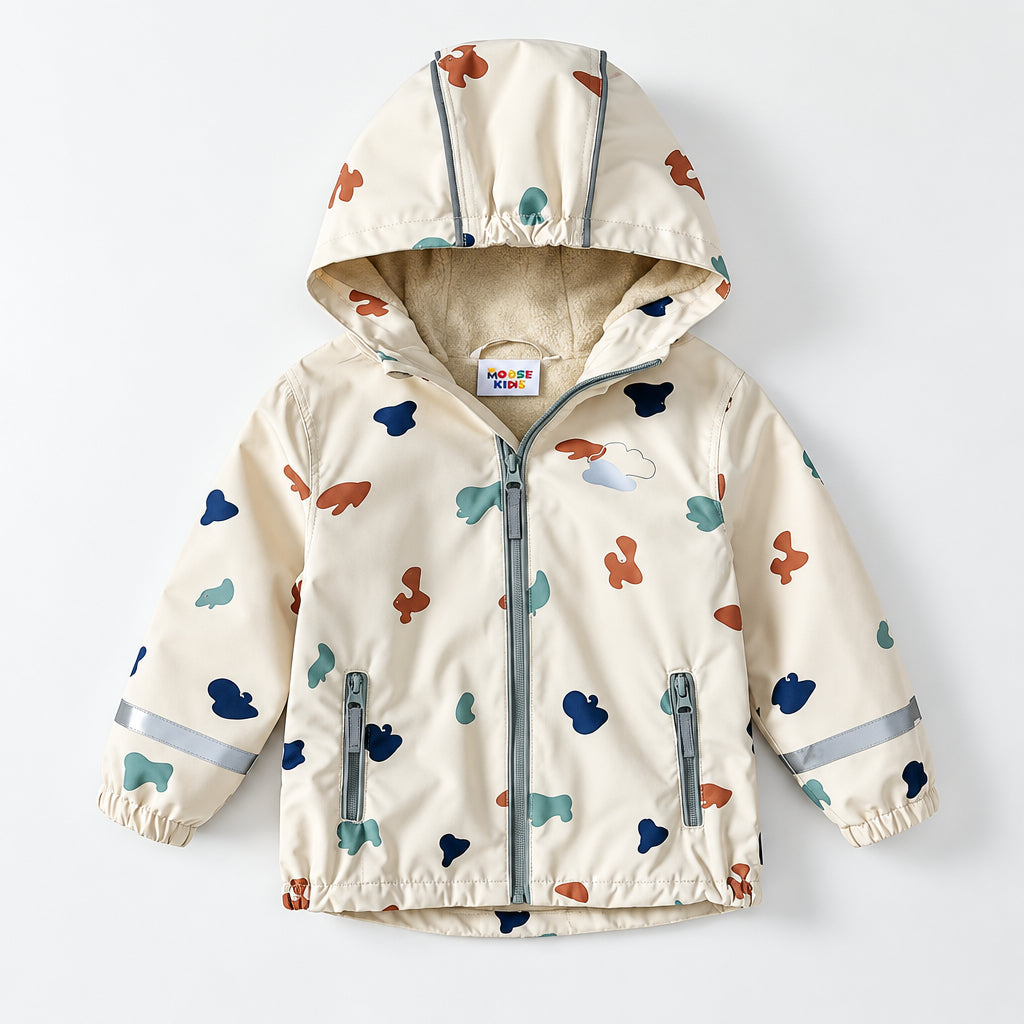 TinyBreeze – Impermeabile e comodo – Set composto da giacca e pantaloni antipioggia per bambini