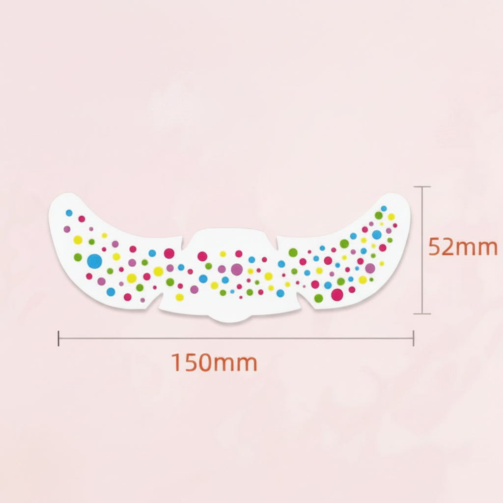 PartyFreckles – Colorati e festosi – Adesivi temporanei per il viso (set da 6)
