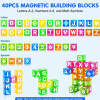 Thumbnail for LearnCube – Educativi e interattivi – Cubi magnetici con lettere e simboli matematici