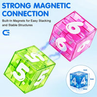 Thumbnail for LearnCube – Educativi e interattivi – Cubi magnetici con lettere e simboli matematici