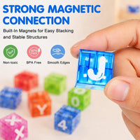 Thumbnail for LearnCube – Educativi e interattivi – Cubi magnetici con lettere e simboli matematici