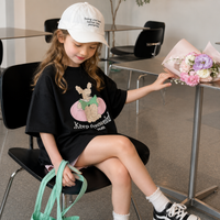 Thumbnail for SunnyKids – Comoda e carina – Maglietta oversize con stampa cartoon
