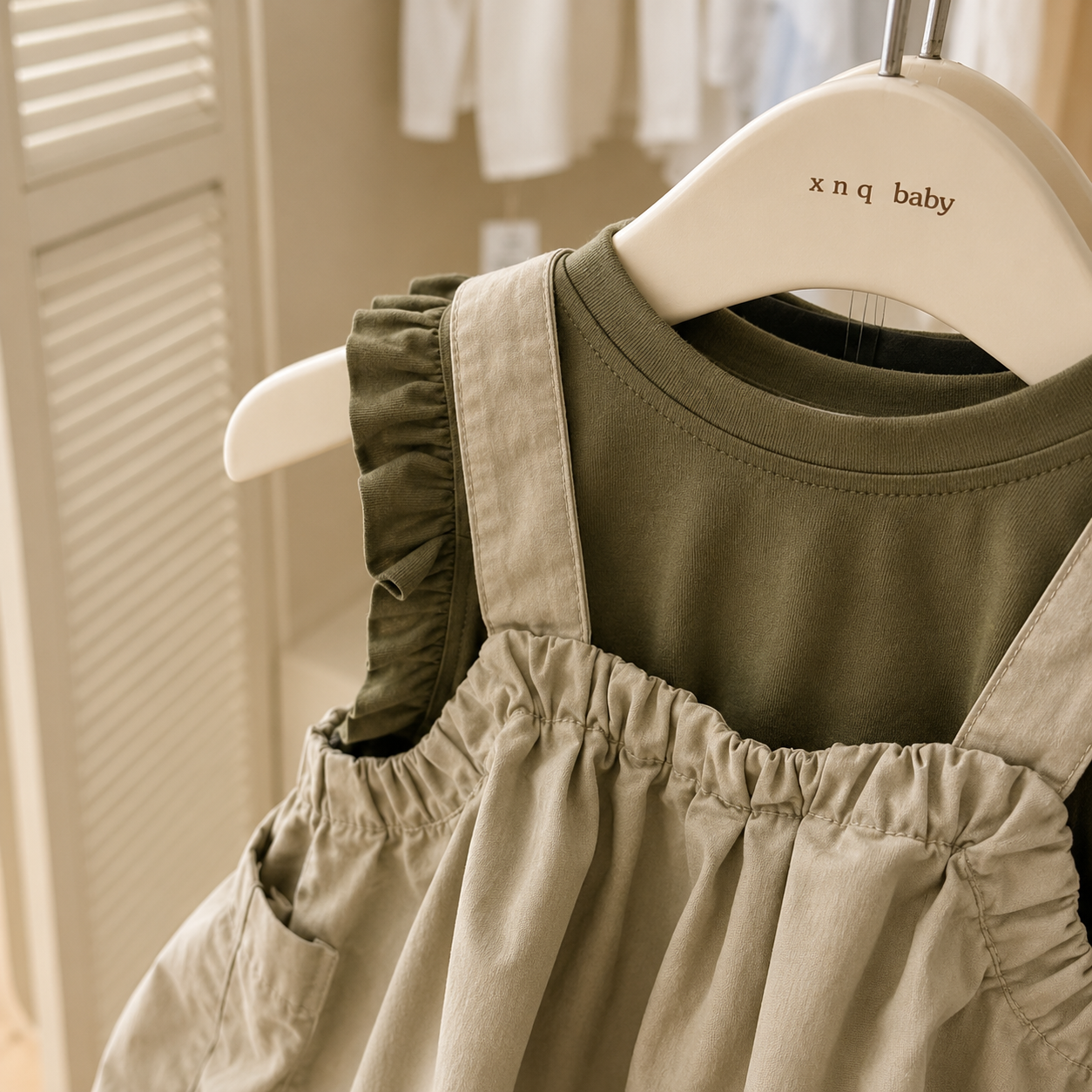 LittleStar – Comfort e stile – Abito da bambina con volant per un look estivo