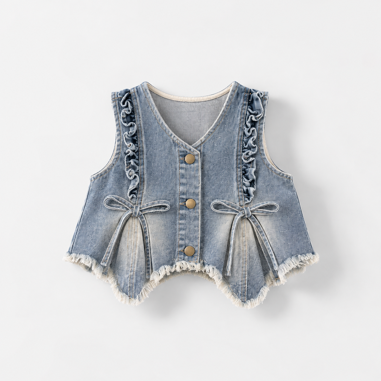 DenimBelle – Alla moda e carino – Set per bambini in 3 pezzi in denim