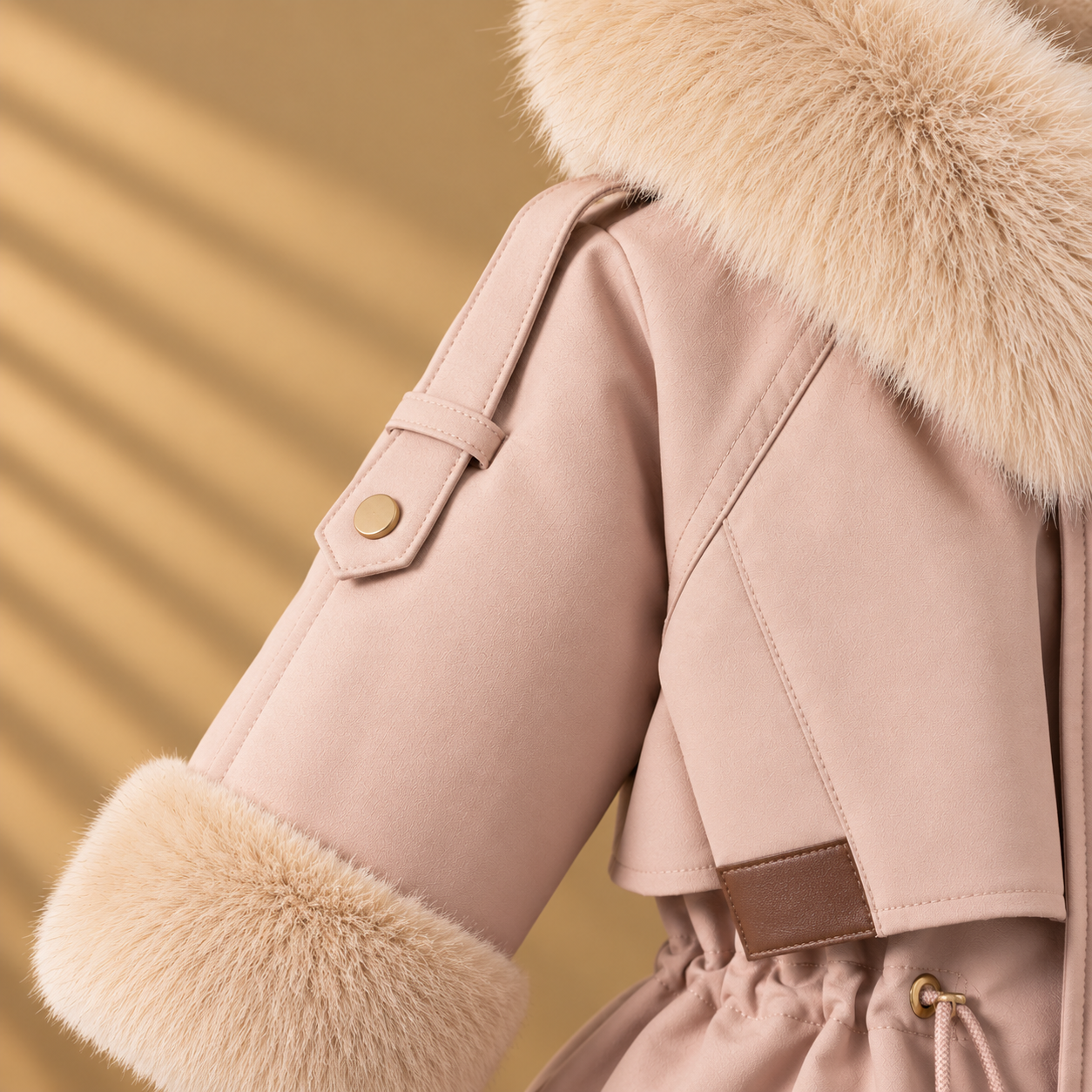 CozyParka – Caldo e morbido – Cappotto invernale da bambina con collo in peluche