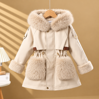 Thumbnail for CozyParka – Caldo e morbido – Cappotto invernale da bambina con collo in peluche
