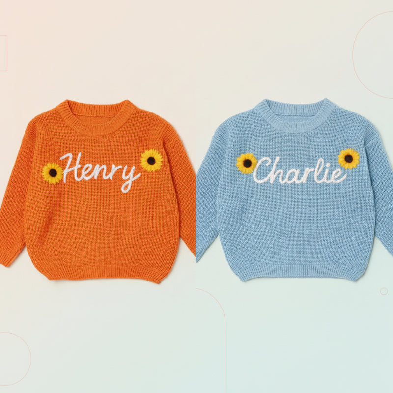 TinyStitch – Maglione personalizzato con nome per bambini