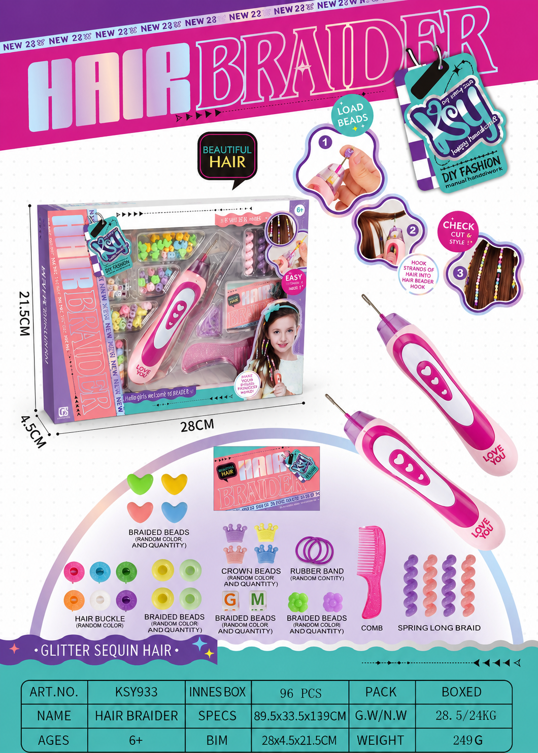 Magic Braid Machine™ - Divertimento con le trecce - Macchina per intrecciare i capelli