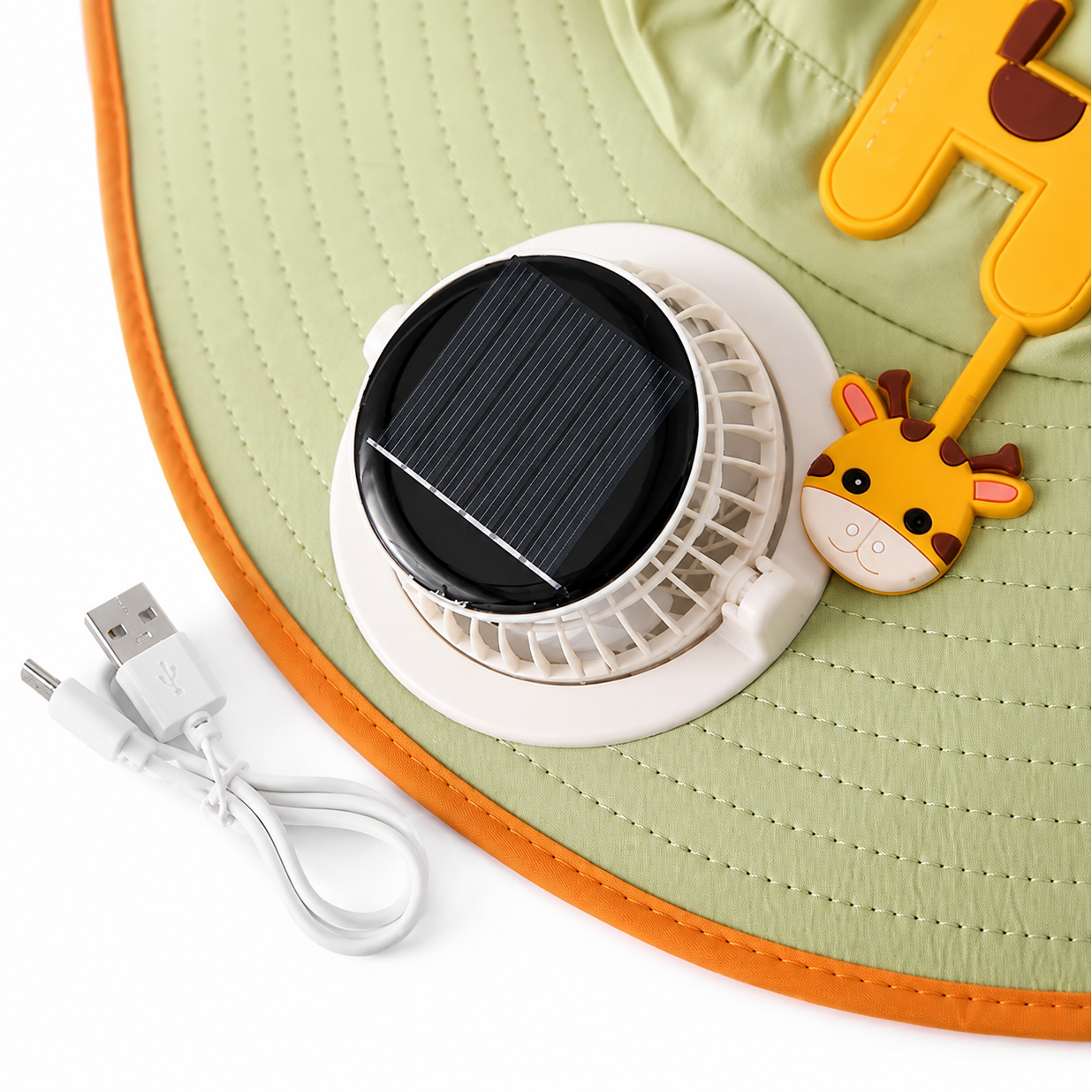 HappyShade – Protezione solare e raffreddamento – Cappellino estivo per bambini con ventilatore