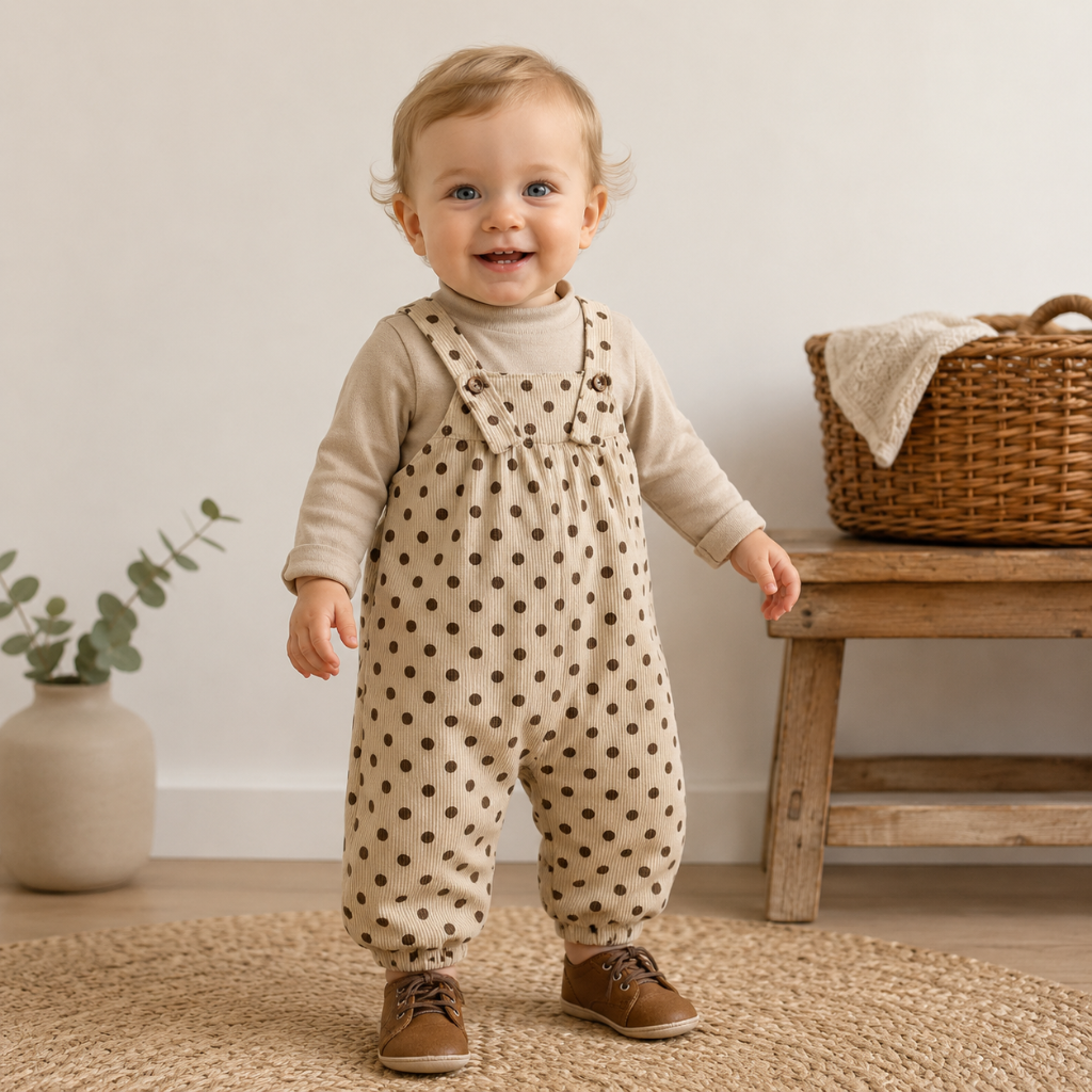 BabyBloom – Carino e comodo – Tuta con motivo a pois