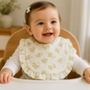 BabyBloom – Carino e comodo – Bavaglino per neonati con bordo a balze