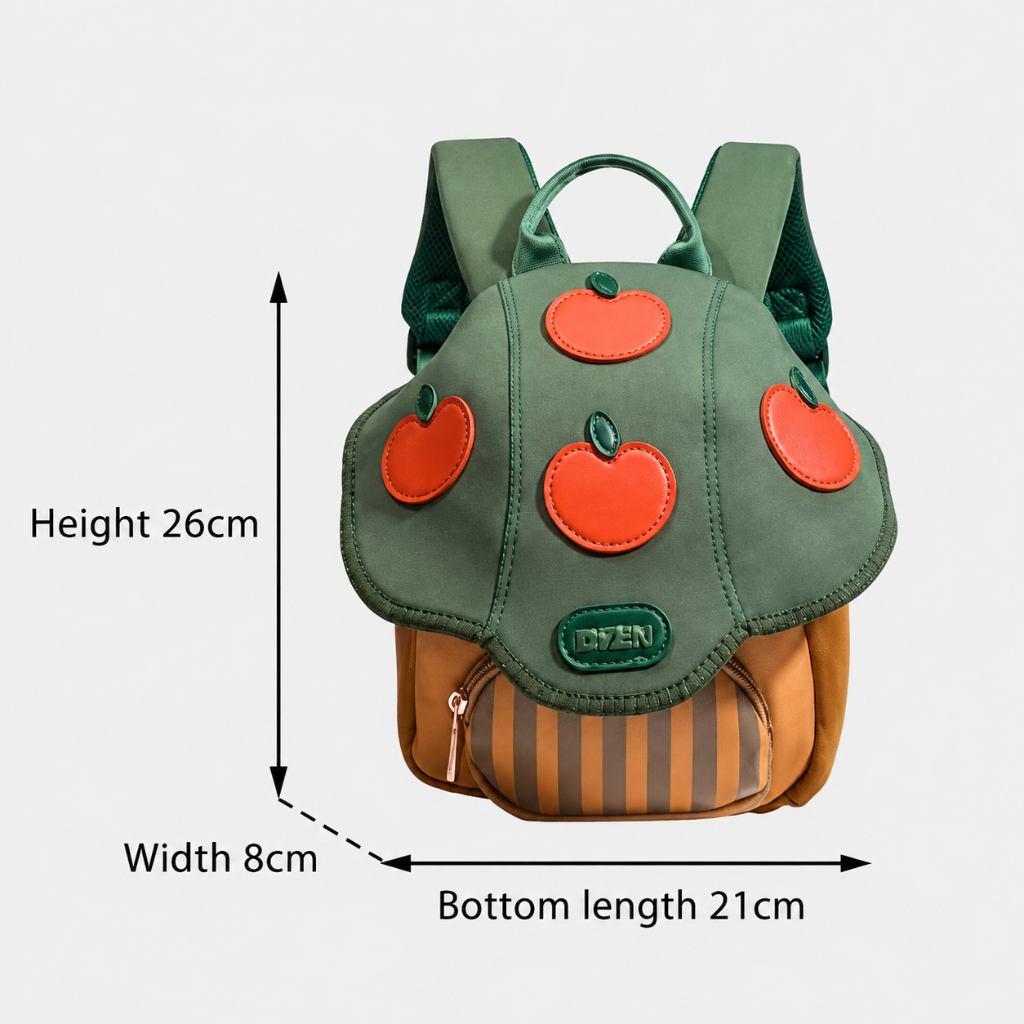 MushroomPack – Carino e pratico – Zaino per bambini di design