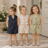 LittleLady – Eleganza e tendenze – Tuta con fascia in vita annodata