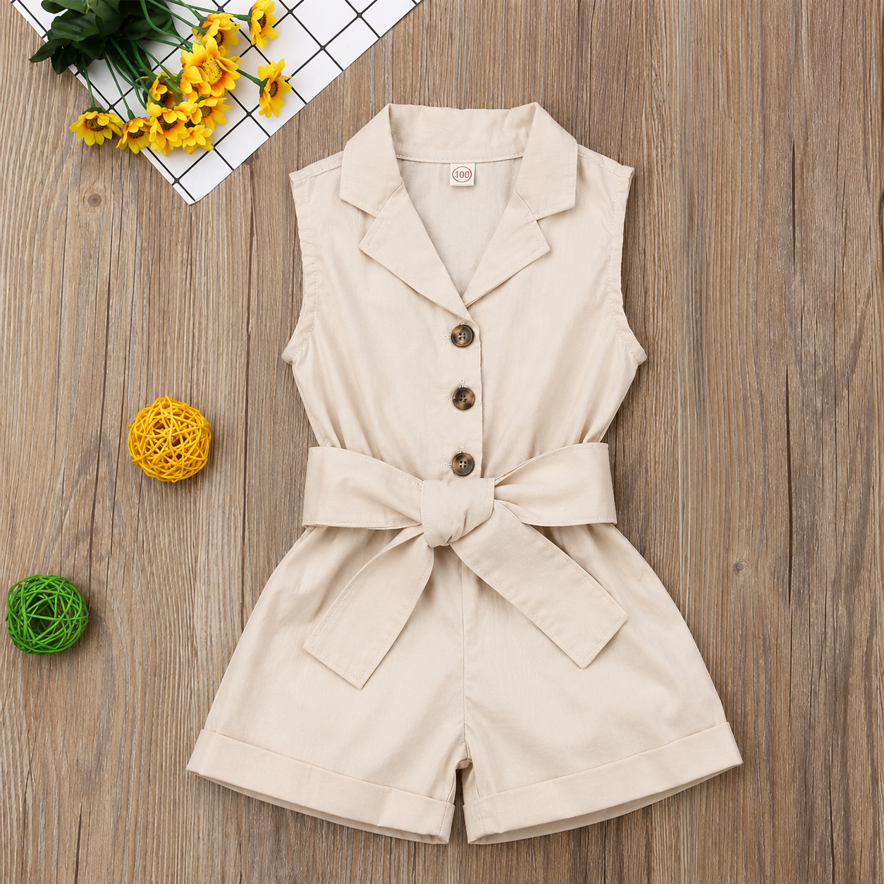 LittleLady – Eleganza e tendenze – Tuta con fascia in vita annodata