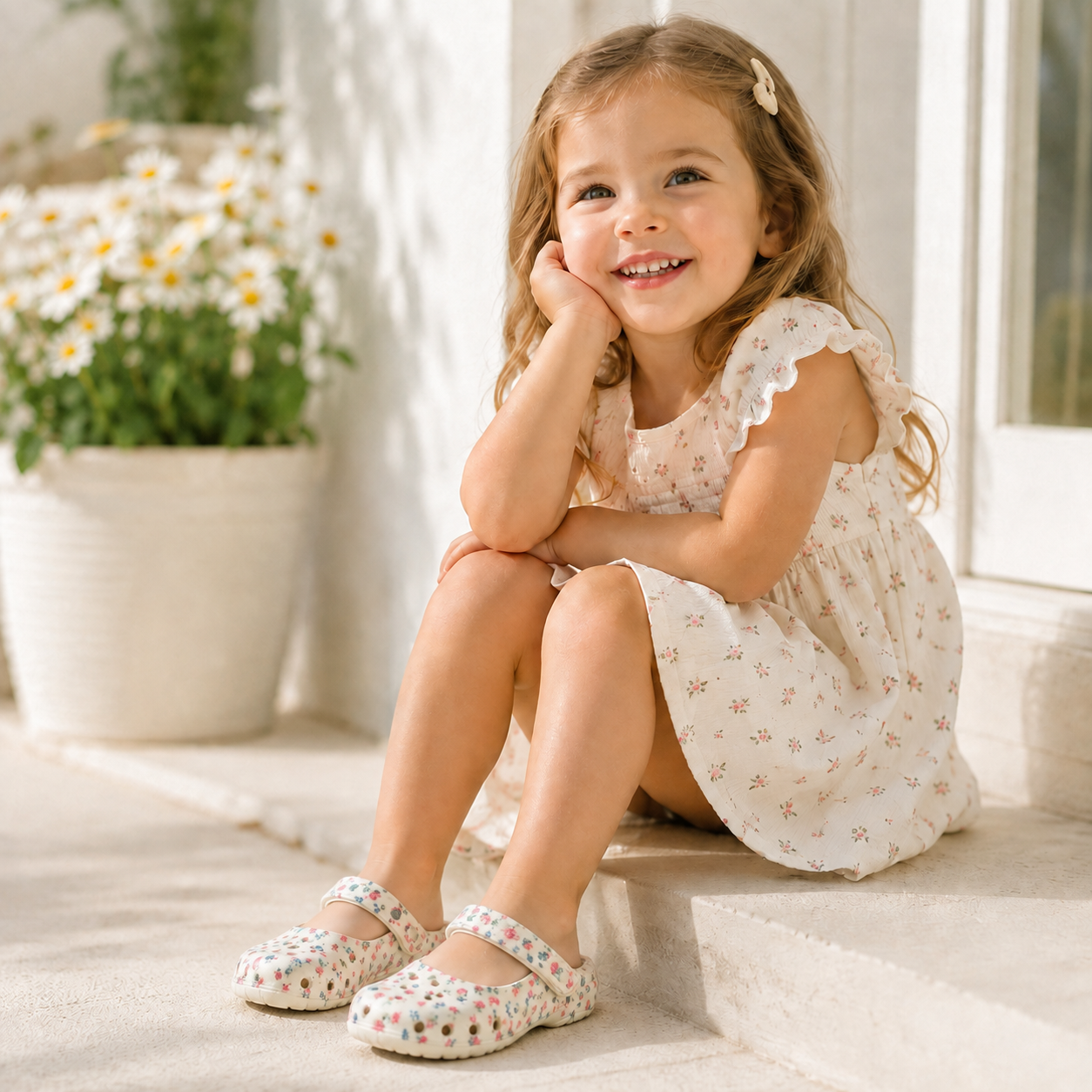 FlowerFeet – Eleganti e comodi – Sandali con motivi floreali