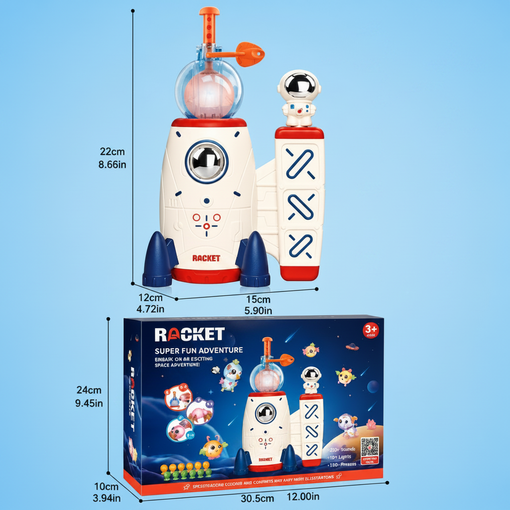 RocketFun – Creativo e magico – Set da gioco per creare palloncini
