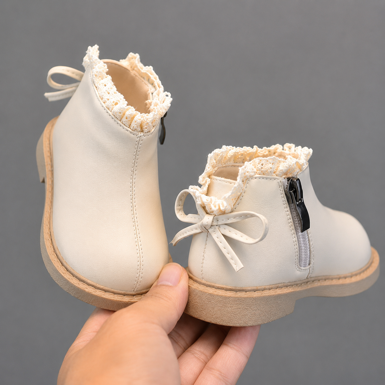 Mini Fashion™ - Stile classico per l'inverno - Stivaletti in pelle