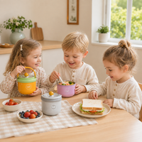 Thumbnail for MealMate – Pratico e isolante – Ciotola da pranzo in acciaio inossidabile con cucchiaio
