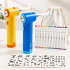 PaintBuddy – Creativo ed educativo – Set da disegno portatile con aerografo