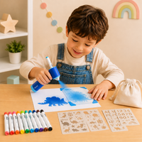Thumbnail for PaintBuddy – Creativo ed educativo – Set da disegno portatile con aerografo