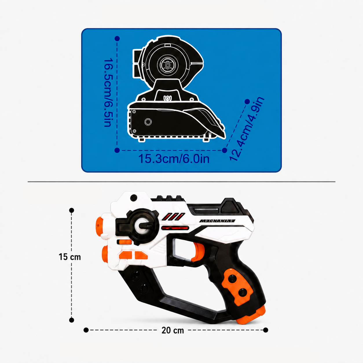TargetPro – Competitivo e avventuroso – Set per battaglia laser con pistole