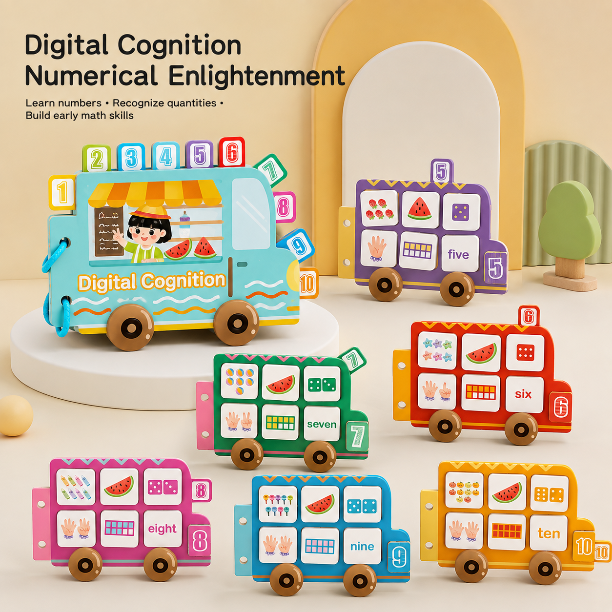 SmartCount – Educativo e divertente – Libro dei numeri con attività di conteggio