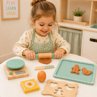Thumbnail for BakeBuddy – Creativo ed educativo – Set da cucina in legno