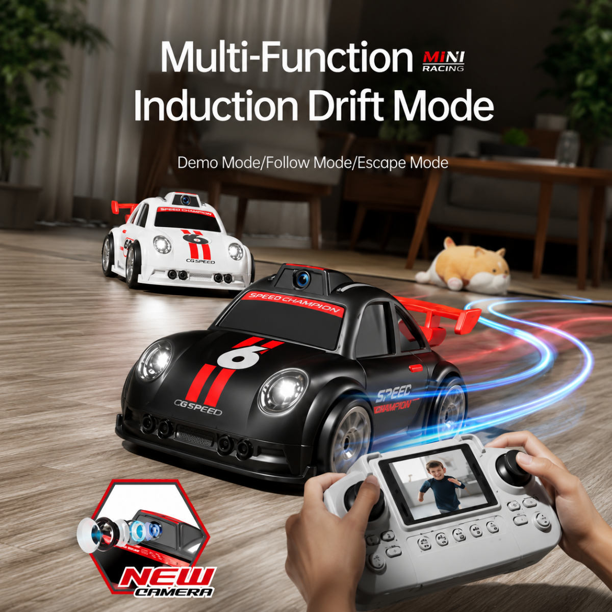 RacePro – RC e acrobazie – Auto da corsa con sensore di drift e telecamera integrata