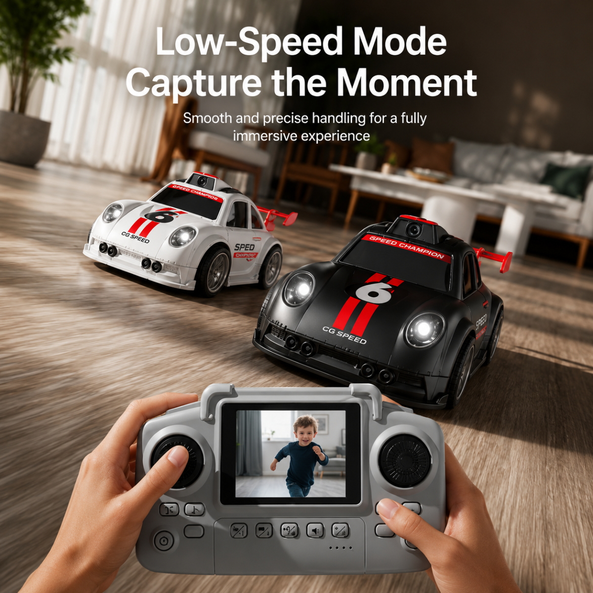 RacePro – RC e acrobazie – Auto da corsa con sensore di drift e telecamera integrata