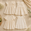 Sleeveless Dress – Elegante e comoda – Abito con collo in pizzo