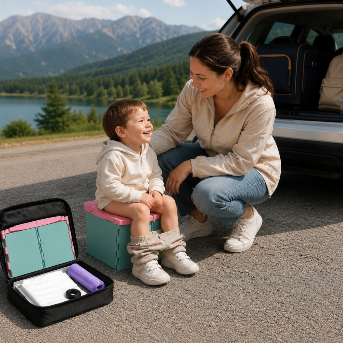 BabyCare – Pratico e portatile – Vasino pieghevole per bambini
