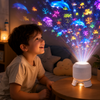 SeaDream – Divertente e istruttiva – Lampada da notte LED girevole a 360°