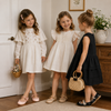 MiniChic – Eleganza e stile – Pantofole per bambini con fiocco