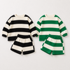 LittleStyle – Morbido e confortevole – Set Comfy in cotone a righe