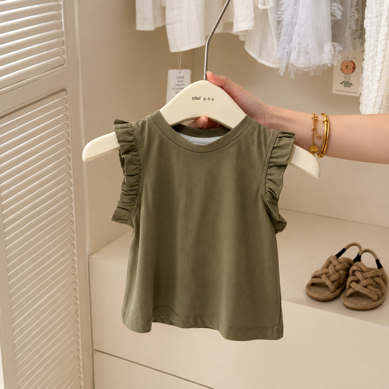 LittleStar – Comfort e stile – Abito da bambina con volant per un look estivo
