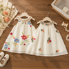 MiniFlora – Leggero e grazioso – Abito ricamato per bambine