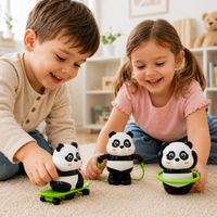 Thumbnail for PandaPlay – Divertente  e dinamico – Giocattolo a molla a forma di panda