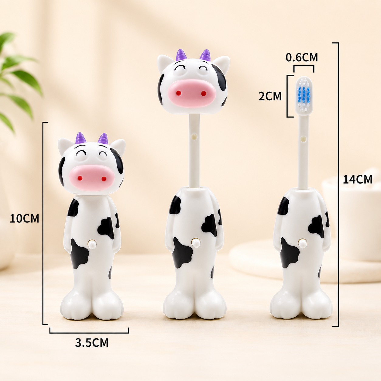 TinyTeeth – Divertente e carino – Spazzolino da denti per bambini a forma di animaletto