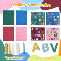 Thumbnail for BrainyKids – Educativo e sensoriale – Tavola attività in silicone con lettere