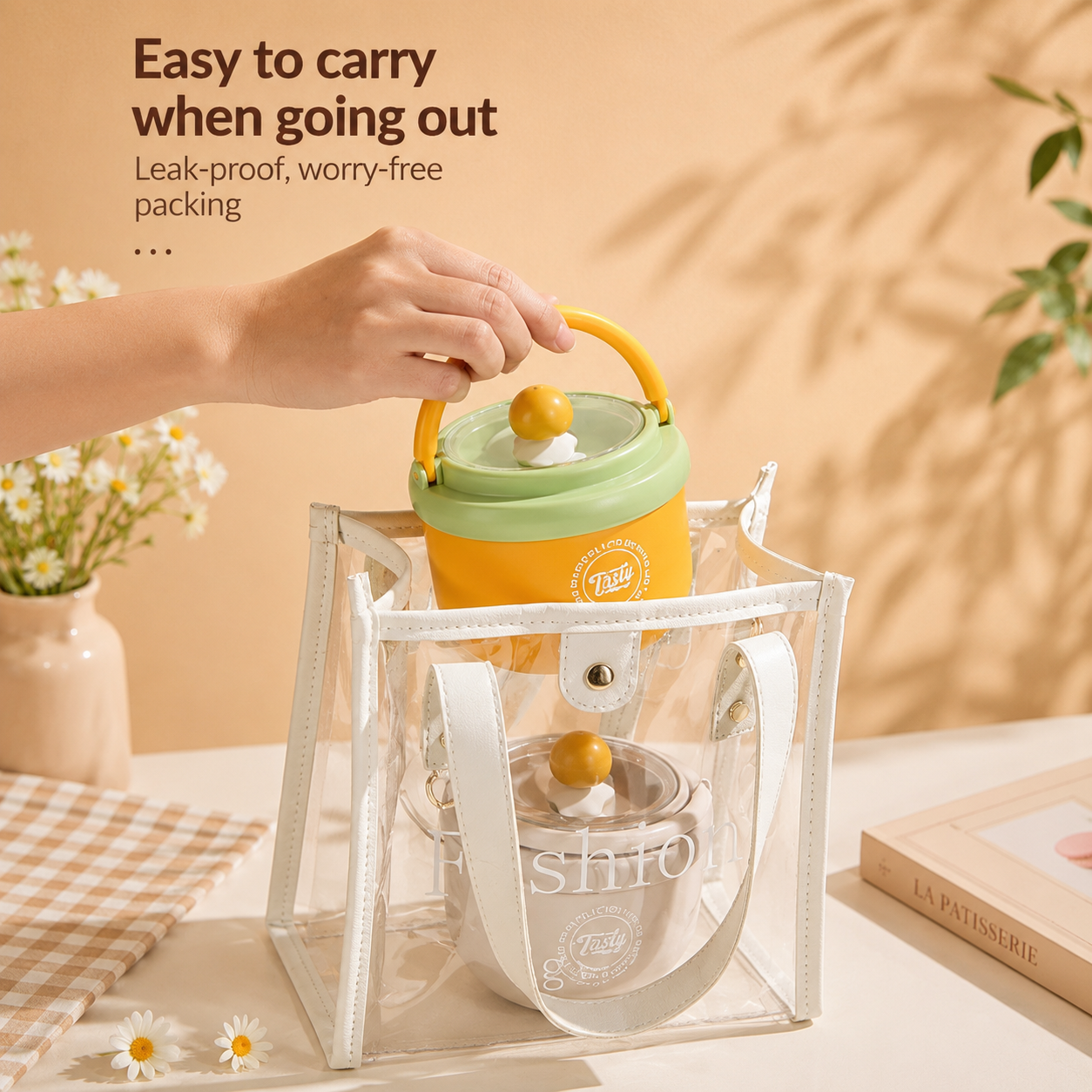 MealMate – Pratico e isolante – Ciotola da pranzo in acciaio inossidabile con cucchiaio