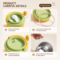 Thumbnail for MealMate – Pratico e isolante – Ciotola da pranzo in acciaio inossidabile con cucchiaio